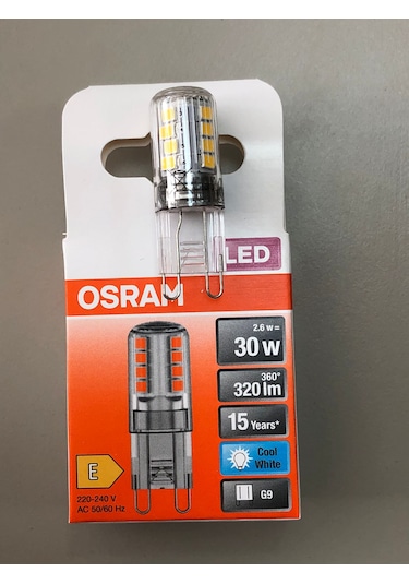 Osram 5 Adet G9 Led Lamba 220v 2,6w 30w 320 Lümen 4000 Kelvin Gün