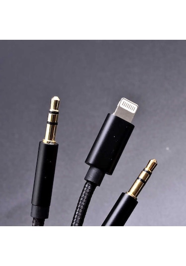 Go Des GAC-305 2 in 1 Lightning 3.5 mm Aux Audio Kablo Ses Kablosu - ZORE-257762