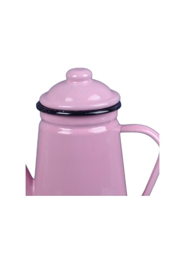 Suntek Magideal Emaye Çaydanlık Su Süt Isıtıcı Soba Ev Mutfak Açık Pembe