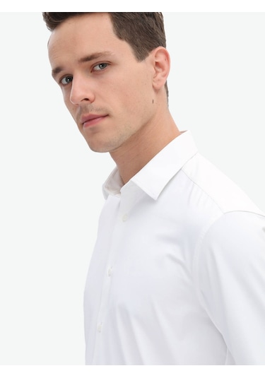 Kip Beyaz Regular Fit Casual Gömlek 4111993 Beyaz