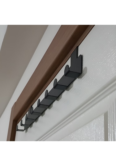 Hvngroup Metal Amerikan Kapı Arkası Askılık Organizer Askılık Siyah