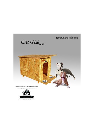 Köpek Kulübesi Basic- Köpek Evi Köpek Yuvası