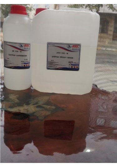 Arc 150 Ultra Şeffaf Döküm Tipi -parlak Epoksi Reçine-5 Kg set