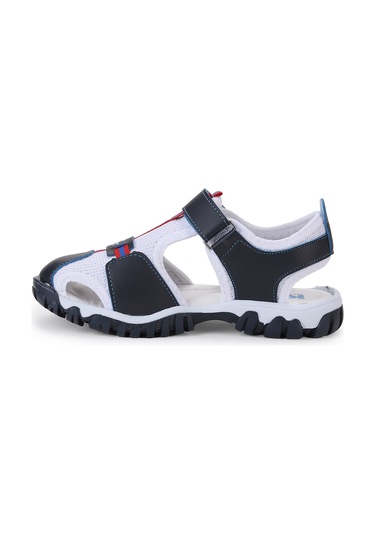 Kiko Kids Erkek Çocuk Sandalet Arz 2399 Lacivert - Beyaz - Kırmızı