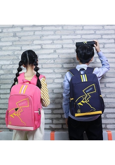 Ilköğretim Okulu Sırt Çantası, Çocukların Üç Boyutlu Sırt Çantası Iqz24l Siyah