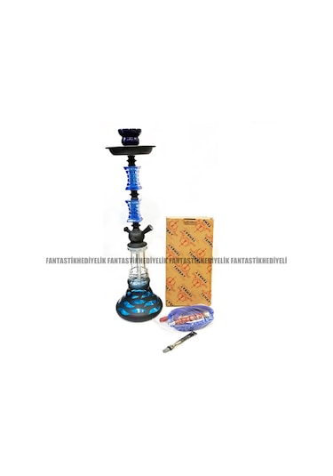Orta Boy Kutulu İthal Nargile Seti Full İçimlik Set 55Cm (286386840)