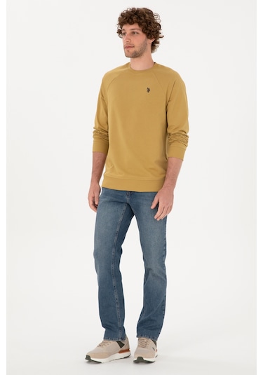U.s. Polo Assn. Erkek Petrol Sweatshirt 50313752-vr151 Oıl