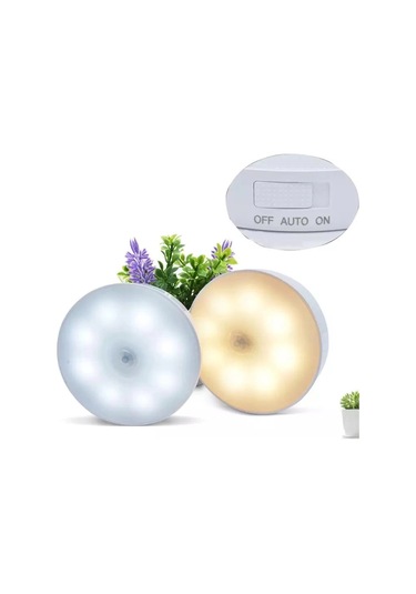 Şarjlı Sensörlü Gece Led Lambası 5365 Çok Renkli