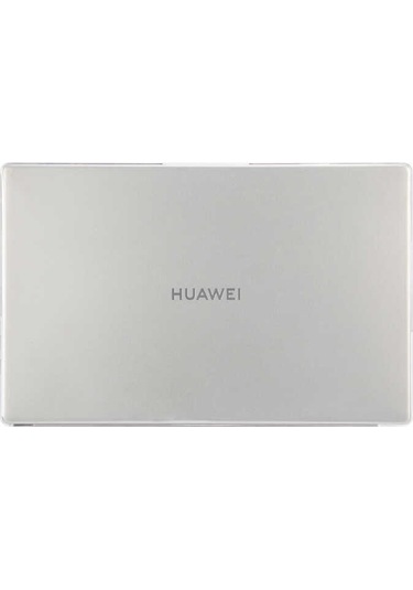 Ekılıf - Huawei Matebook D16 2023 Uyumlu - Kılıf Alt Ve Üst Koruyucu Msoft Mat Kapak - Renksiz - T27208 Şeffaf