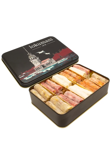 Lokumani Karışık Antep Fıstıklı Parmak Lokum 820 G
