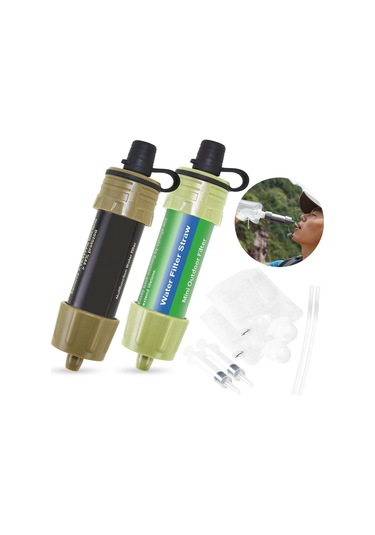 Suntek Su Filtreleme Taşınabilir Mini Kamp Aletleri Yeşil