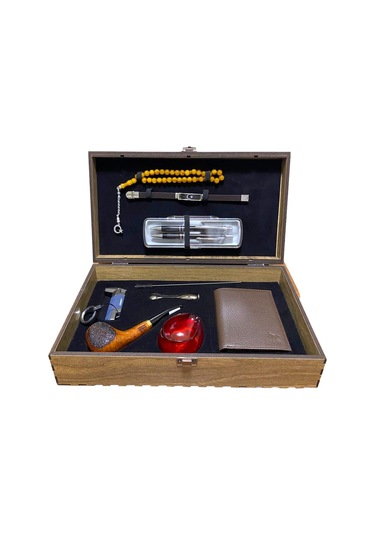 Pipsan Pipo Ahlat Ağacı Balsa Filitreli Çakmaklı Cüzdan Bileklik Tesbih Set 605738-509210