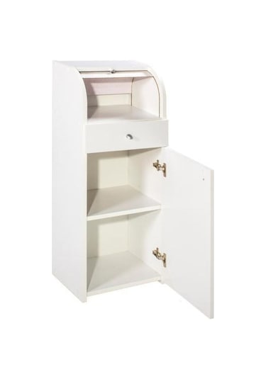 Mydesign Zeta Çekmeceli Ekmeklik Dolabı - Beyaz