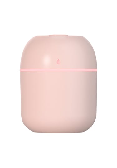 Mufunye 220ml Usb Portatif Aromaterapi Damlacık Nemlendirici: Sessiz Nanohumidifikasyon, Gece Lambası Ve Sürekli/ardışık Sprey Modu - Pembe