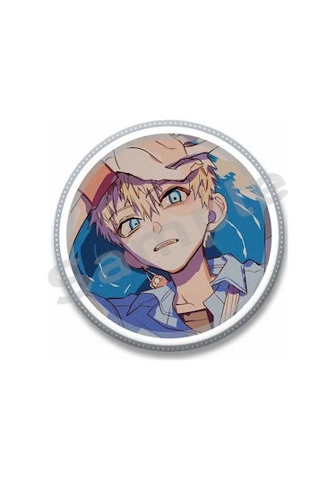 Snapbuy Anime Hanako-kun Pimleri Yugi Amane Yashiro Nene Rozeti Broş Cosplay Aksesuarı Zümrüt Yeşilsiyah Çinko Kaplama Siyah Çinko Kaplama