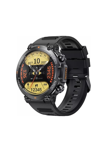 Spovan AtlasX Pro Tansiyon Sesli Görüşme Military Akıllı Saat (Distribütör Garantili)