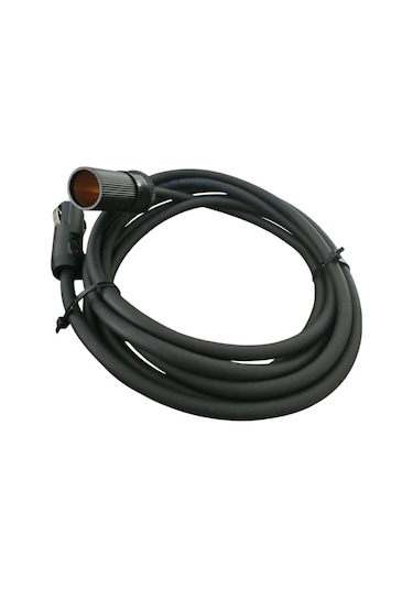Araç Çakmak Uzatma Kablosu 12-24 Volt 16amper 2 X1,5mm Ttr Bakır 3 Mt-siyah