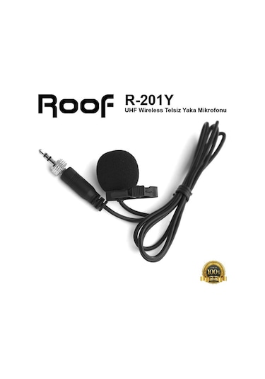 Roof R-201y Uhf Wireless Telsiz Yaka Mikrofonu