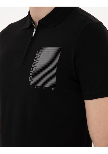 Pierre Cardin Erkek Siyah Tişört 50307929-vr046 Siyah