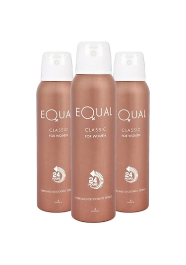 Equal Classic Kadın Sprey Deodorant 150 ML x 3