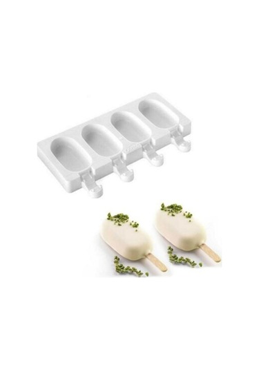 Büro Ev Ofis Buzdolabı İçin 20çubuk 4parça Mini Silikon Meybuz Dondurma Kalıp Seti Diğer