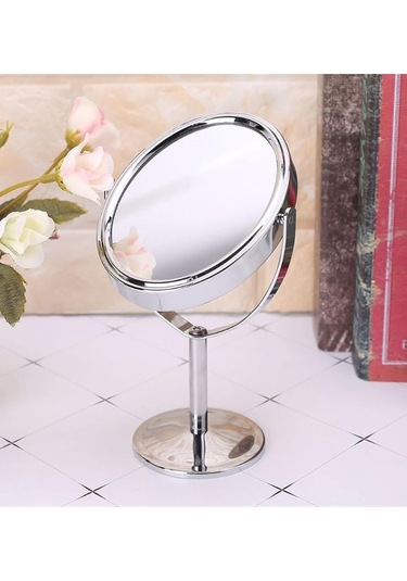 Caş Dekorasyon Gümüş Renk Dönebilen Masa Aynası Gümüş