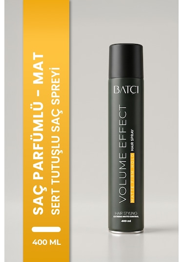 Batçı Hair Atelier Volume Effect Matte Firm Hold Saç Spreyi 400 ML