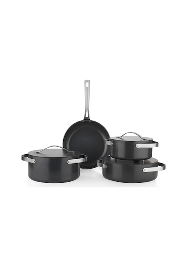 Schafer Moonlight 7 Parça Seramik Tencere Seti-siyah