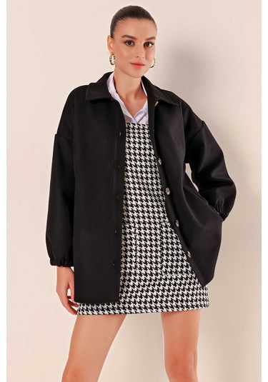 Gabria Balon Kol Ceket Siyah