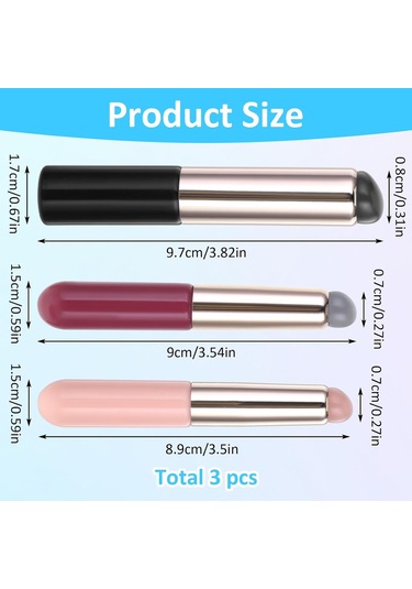 Adet Silikon Tırnak Fırçası, Ombre Tırnak Fırçası, Noktalı Degrade Kalem Fırçası, Allık Tırnak Boyama Aracı, Manikür İçin Tırnak Sanatı Fırçaları, Kendin Yap Fransız Tırnak Ucu