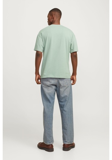 Jack & Jones Jjebradley Tee Ss O-neck Yeşil Erkek Kısa Kol T-shirt 000000000102262818 Yeşil