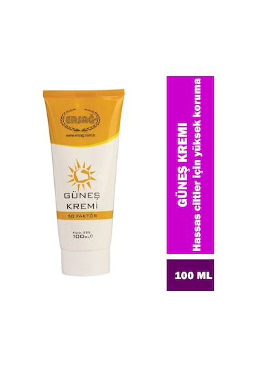 Ersağ Güneş Kremi SPF50 100 ML