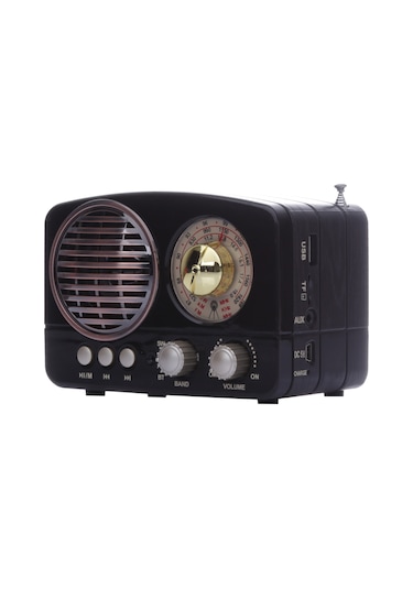 Nostaljik Fm Radyo Bluetooth-Usb-Retro Meier M161-Bt