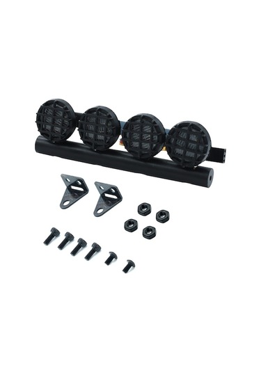 Traxxas Trx-4 Ve Axial Scx10 İçin Evrensel 4 Led Araç Aydınlatma Seti - Bjm058-b Siyah, 5v-7.4v