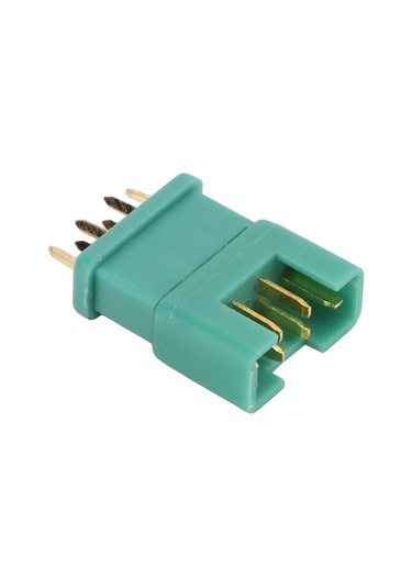 Moveevo Mpx Yeşil Altıgen Şarj Bağlantısı 13.030/13.031 Modeli Bakır Kaplama Nilon Enjeksiyon 10 Setli Uçak Modeli Batarya Konnektörü