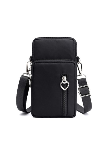 Cep Telefonu İçin Omuz Çantası Siyah Diğer