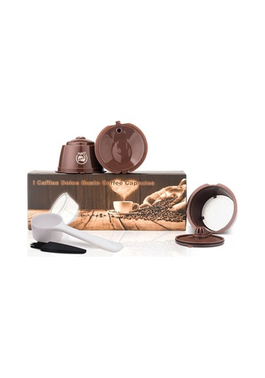 Kahverengi İ Cafilas Dgpc03 Yeniden Kullanılabilir Doldurulabilir Kahve Kapsül Filtresi Gı Krema Yapımcısı Kahve Mk. Aks. 56600406