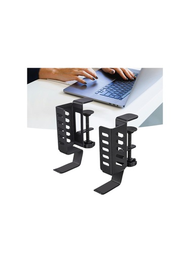 Suntek Masa Yanı Depolama Rafı Sağlam Masaüstü Siyah