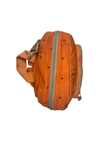 Kaliteli Renkli Vintage Disayn Günlük Sırt Gezi Okul Seyahat Çantası 31 Cm X 41 Cm Turuncu