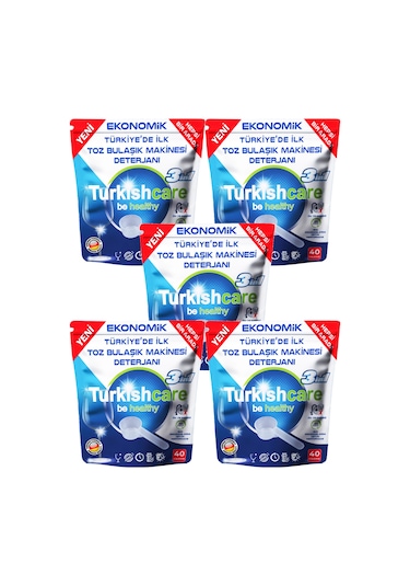 Hepsi Bir Arada Bulaşık Makinesi Deterjanı Toz 40x5 200 Yıkama