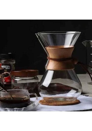 Cam Kahve Demleme 800 Ml Ck-800a Renkli