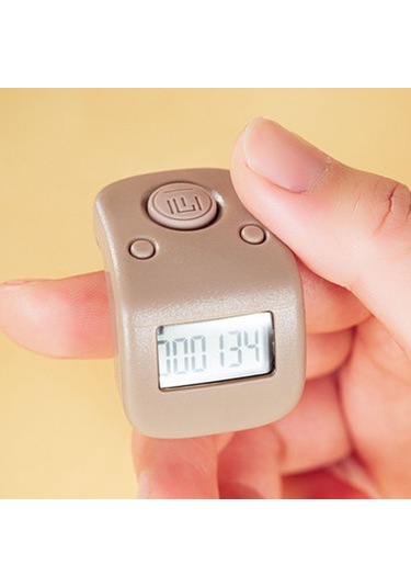 Neevoyu Usb Şarjlı 6 Kanal Elbise Parmak Sayacı, Sessiz Düğme Ve Veri Kilidi, Su Geçirmez Silikon, 3 Ay Kullanim Süresi