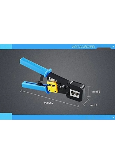Yeni Nesil Rj45/rj11 Cat6 Kablo Ucu Sıkma Pense