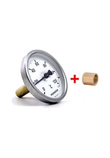 Pakkens Termometre Manşonlu 63 Çap 120 Derece Göstergeli 5 Cm Bağ