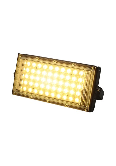Geeroyoo 50w Güçlü Led Bahçe Aydınlatma Lambası, Ip66 Su Geçirmez, Rgb Renk Seçenekli, 3000k Sıcak Beyaz Ilık Beyaz