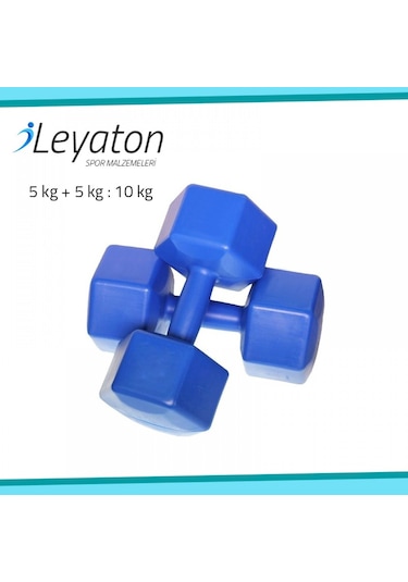 Dambıl Seti 5 KG Plastik Dambıl Seti