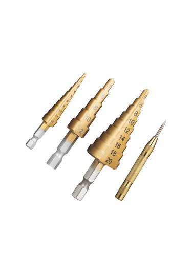 Hallow Hss Titanyum Adım Matkap Ucu Seti 4 Adet