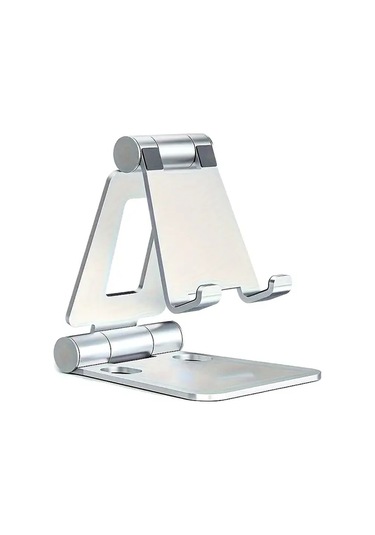 Xuweiwei Ayarlı Alüminyum Alşım Evrensel Mobil Cihaz Tutucu Gümüşi Dayanıklı Taşınabilir Gümüşi