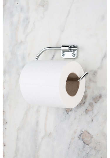 Multistore Mini Serisi Krom Açık Tuvalet Kağıtlığı Wc Kağıtlık Tutucu Gri