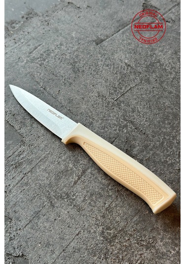 Neoflam Fika Microban Soyma Bıçağı Bej 8 Cm D-neofpk008